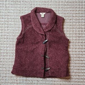 Woolrich Small Petite Hazelberry Sweater Vest
